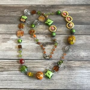 Chico Single Strand Vibrant Beaded Necklace